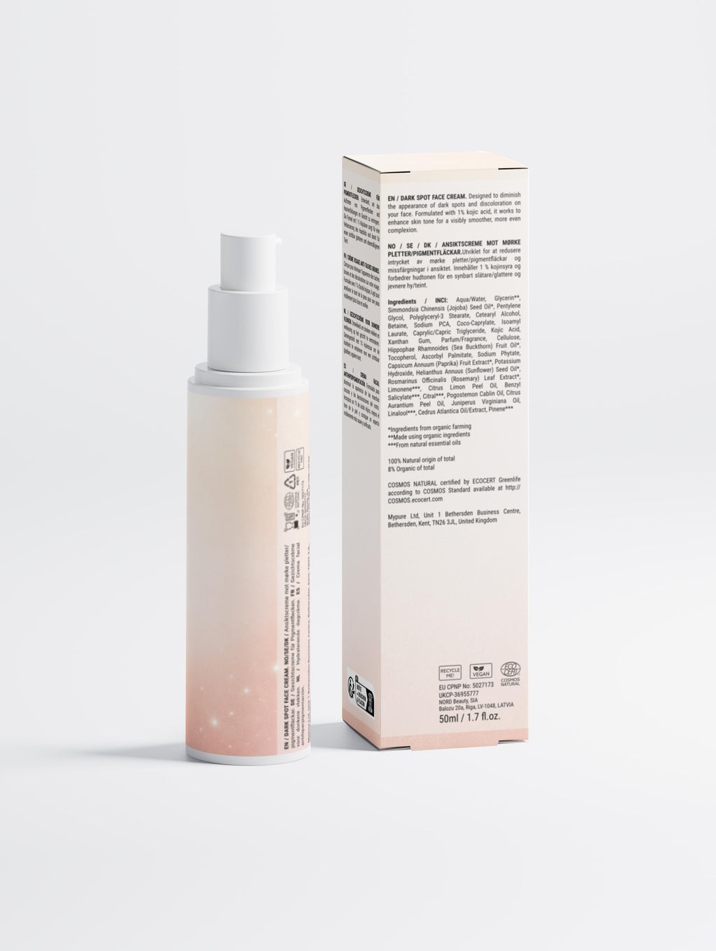 Dark Spot Face Cream with Kojic Acid