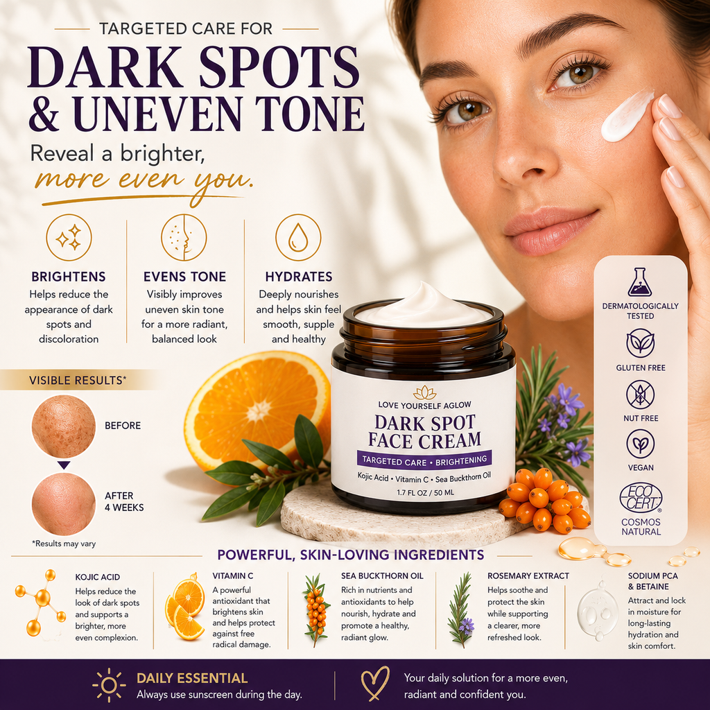 Dark Spot Face Cream with Kojic Acid
