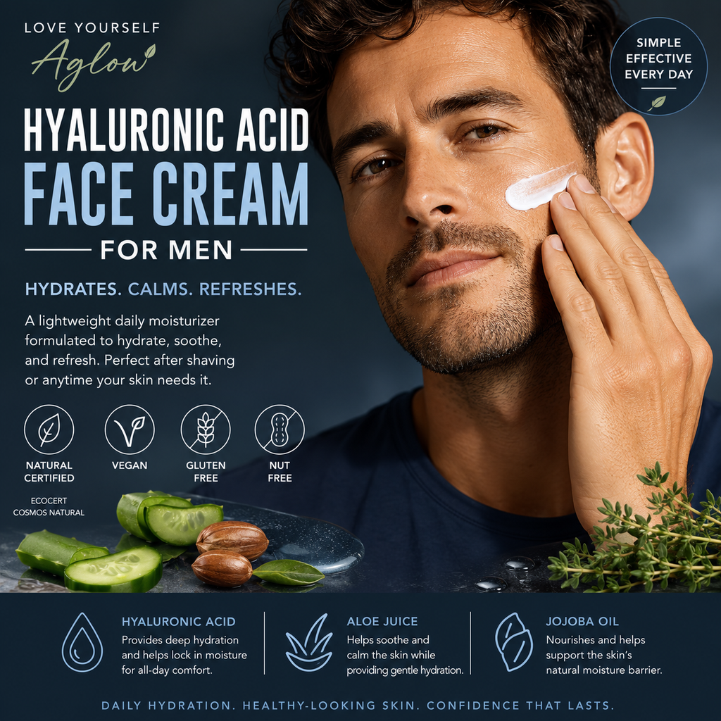 Hyaluronic Acid Face Cream for Men