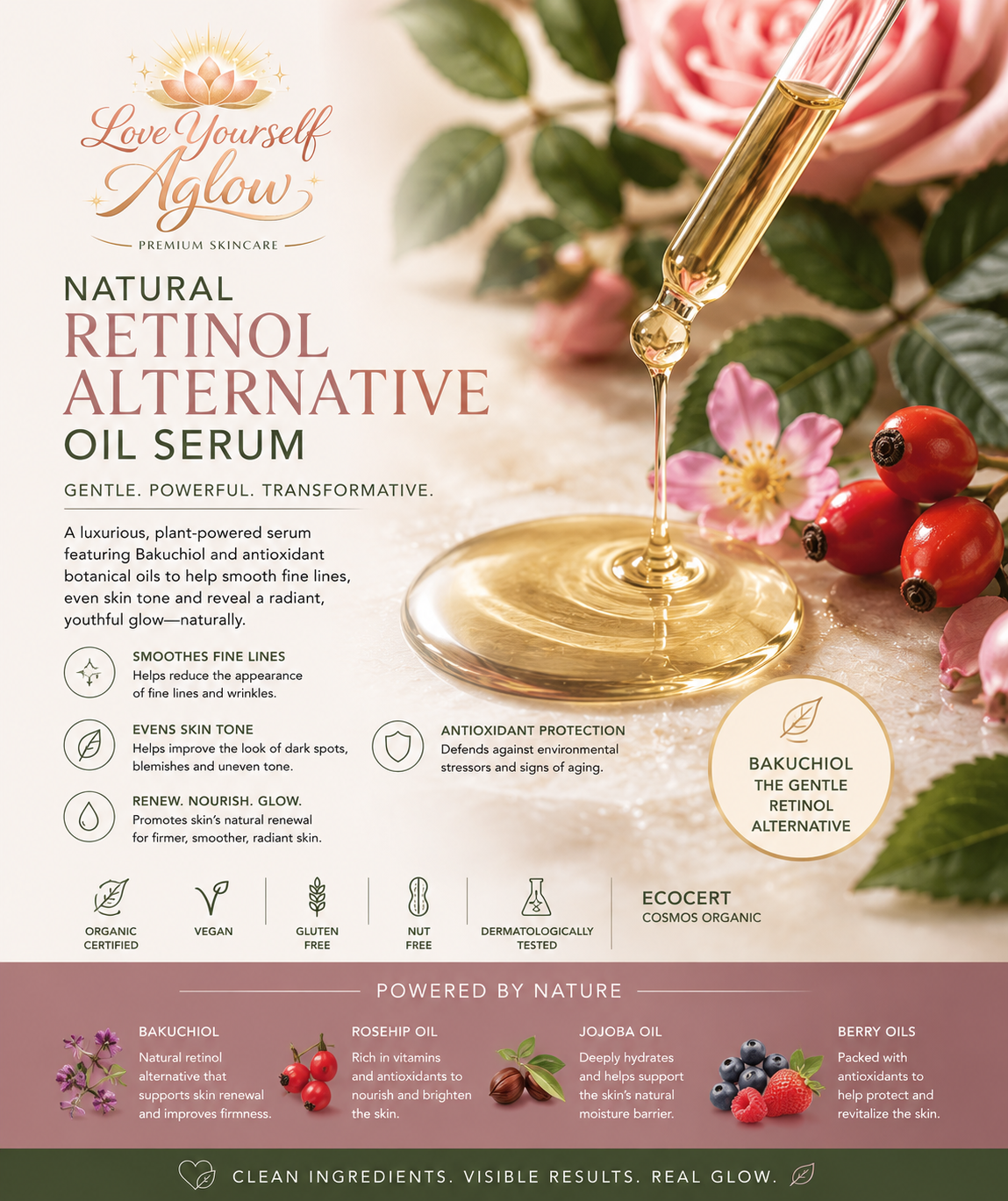 Natural Retinol Alternative Oil Serum