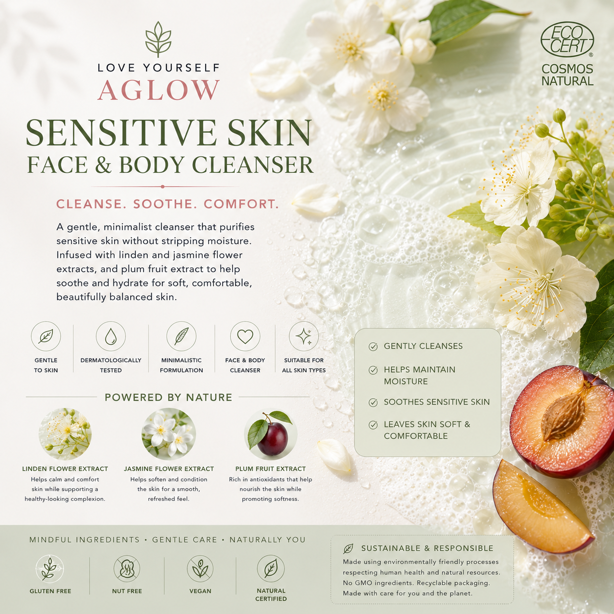 Sensitive Skin Face & Body Cleanser