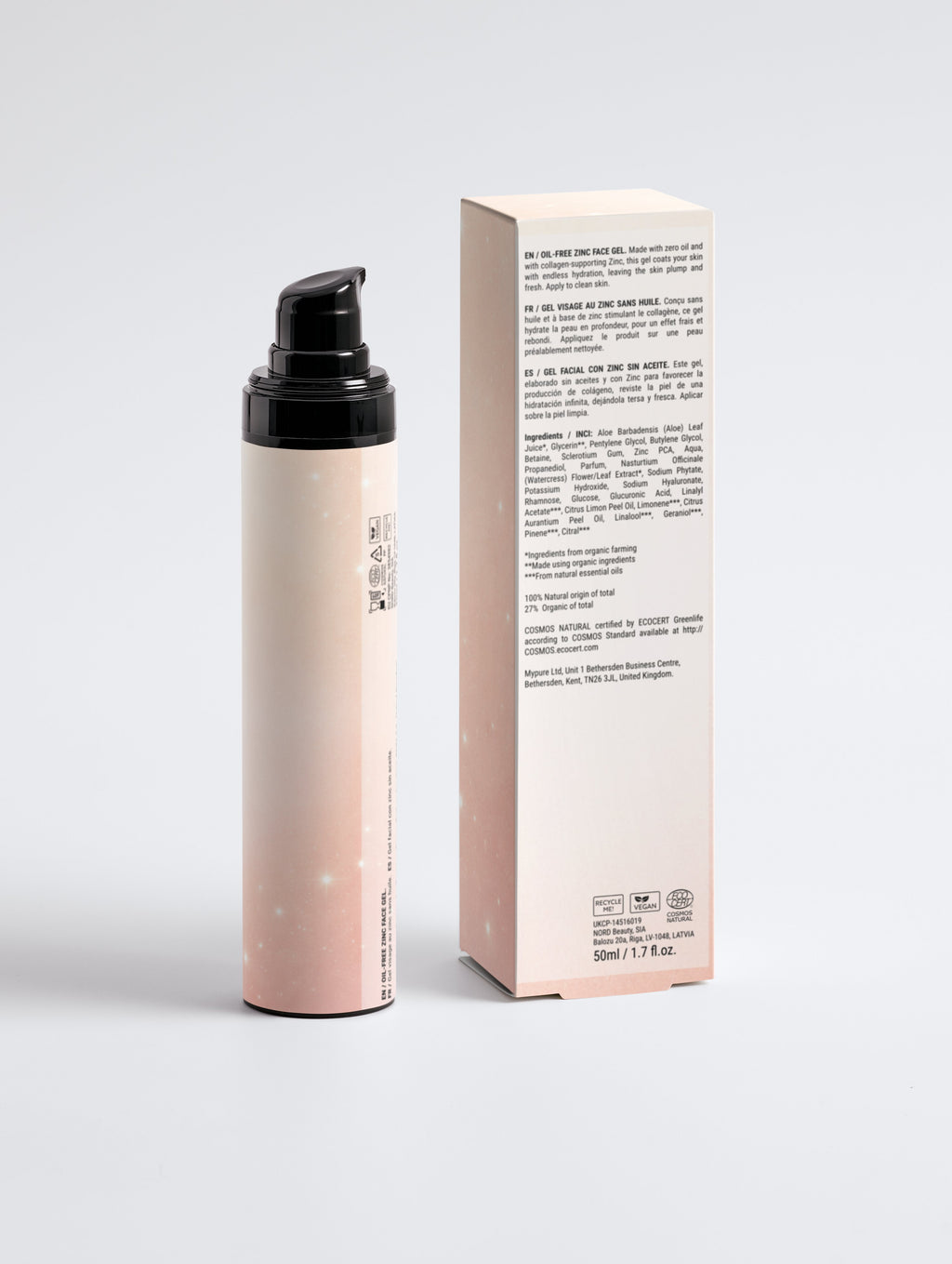 Oil-Free Zinc Face Gel for Men