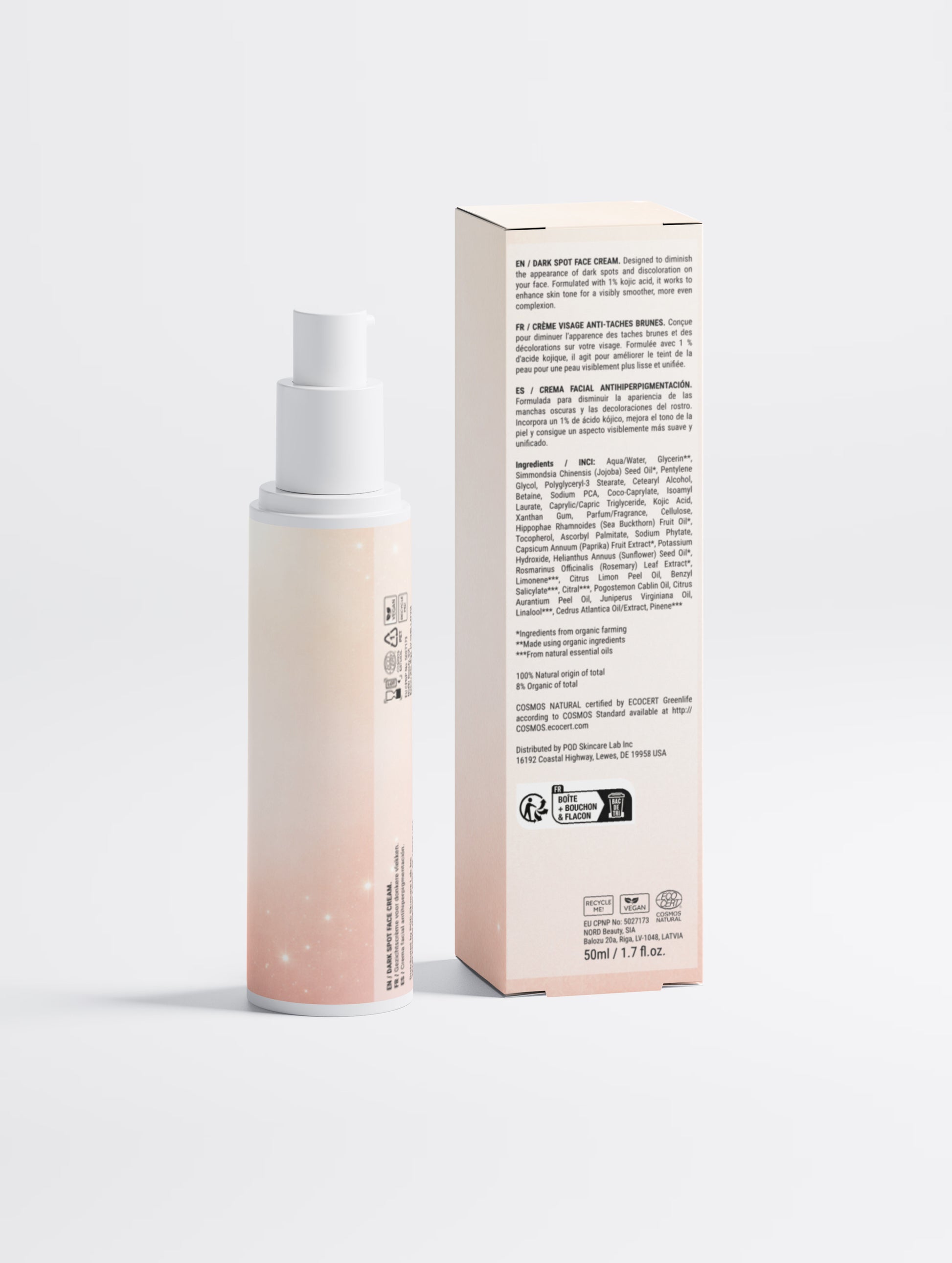 Dark Spot Face Cream with Kojic Acid